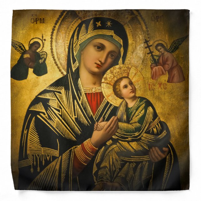 Our Lady of Perpetual Help Bandana (Front)