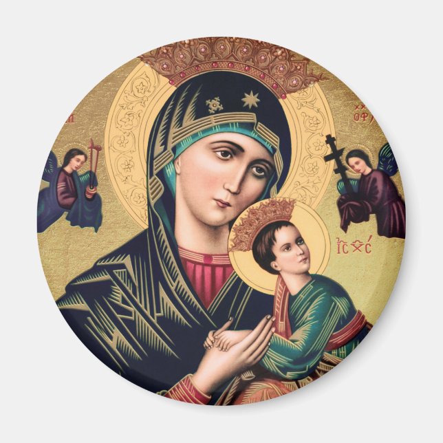 Our Lady of Perpetual Help Beautiful Magnet (Front)