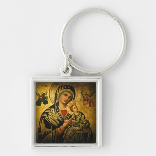 Our Lady of Perpetual Help  Bracelet Keychain