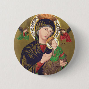 Our Lady of Perpetual Help Button