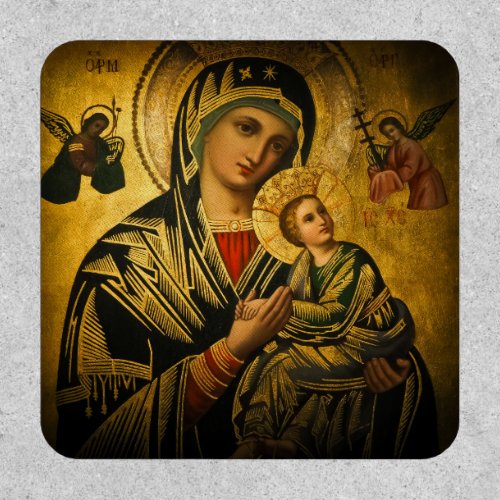 Our Lady of Perpetual Help Button Patch