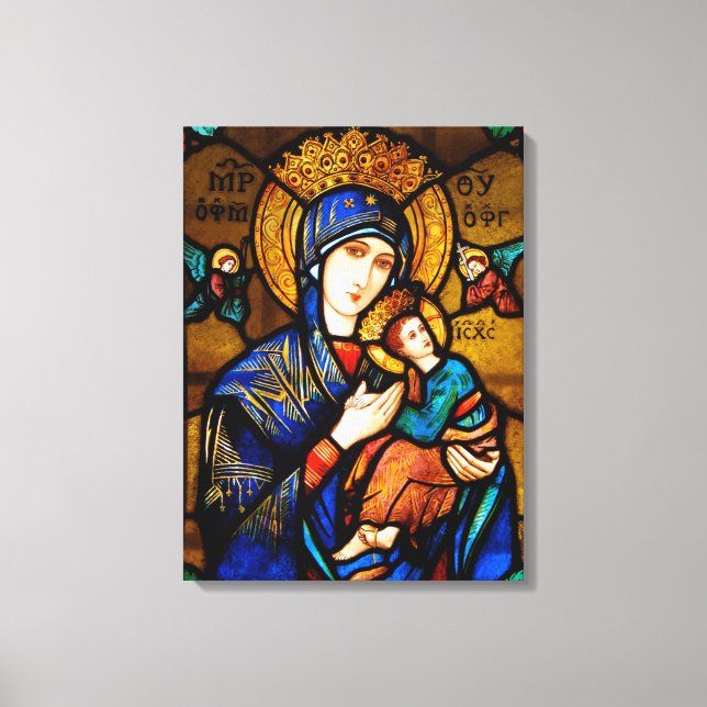 Our Lady Of Perpetual Help Canvas Print (Front)