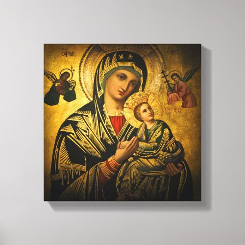 Our Lady of Perpetual Help Canvas Print