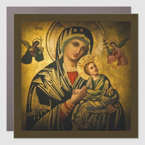 Our Lady of Perpetual Help Car Magnet