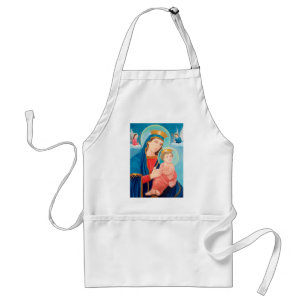 Our Lady of Perpetual Help Catholic Adult Apron