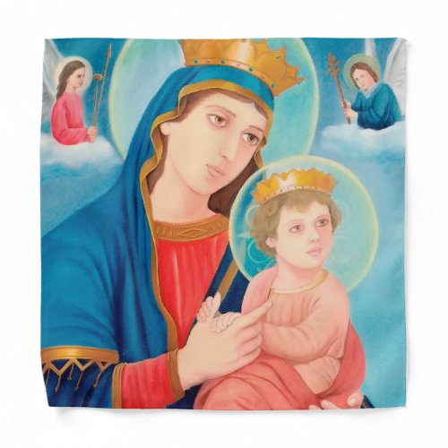 Our Lady of Perpetual Help Catholic Bandana