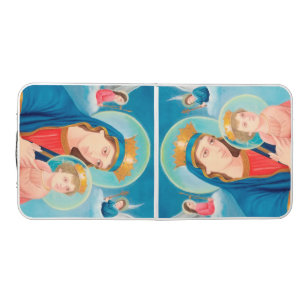 Our Lady of Perpetual Help Catholic Beer Pong Table