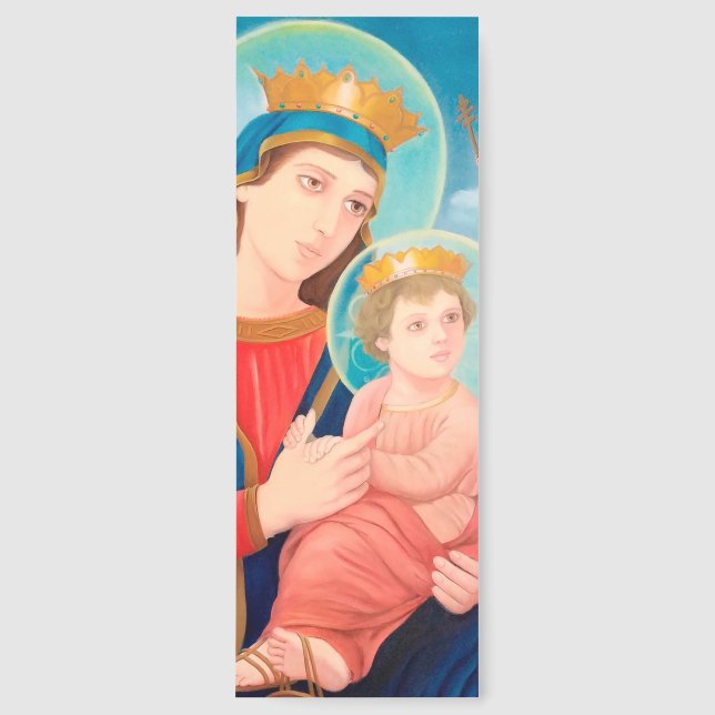 Our Lady of Perpetual Help Catholic Bookmarks (Front)