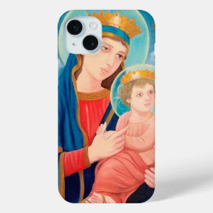 Our Lady of Perpetual Help Catholic iPhone 15 Plus Case