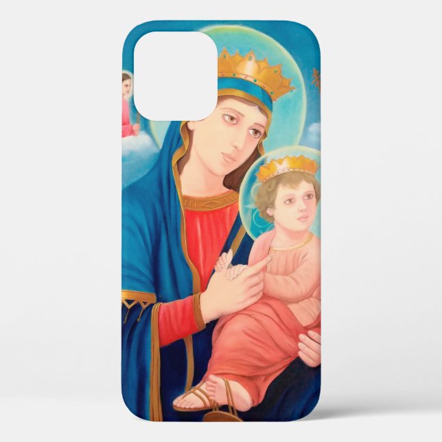 Our Lady of Perpetual Help Catholic Case-Mate iPhone Case (Back)