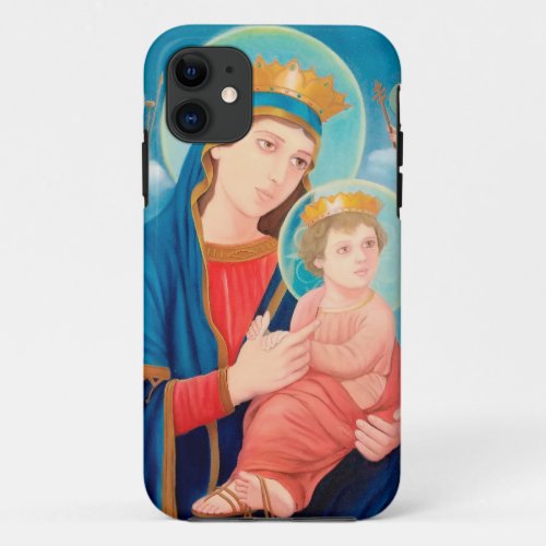 Our Lady of Perpetual Help Catholic iPhone 11 Case