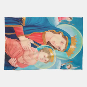Our Lady of Perpetual Help Catholic Kitchen Towel
