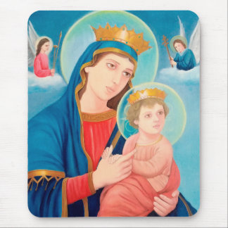 Our Lady of Perpetual Help Catholic Mouse Pad