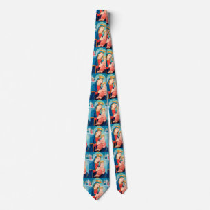 Our Lady of Perpetual Help Catholic Neck Tie