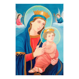 Our Lady of Perpetual Help Catholic Photo Print