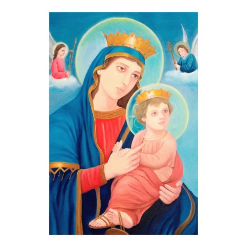 Our Lady of Perpetual Help Catholic Photo Print