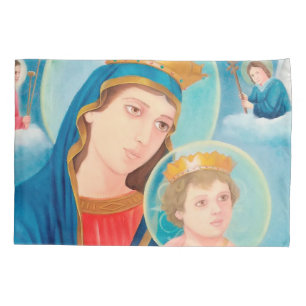 Our Lady of Perpetual Help Catholic Pillow Case