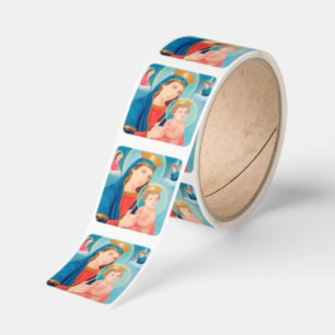 Our Lady of Perpetual Help Catholic Square Sticker