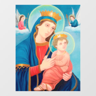 Our Lady of Perpetual Help Catholic Wall Decal