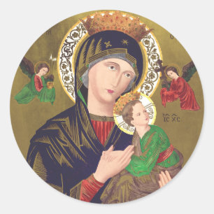 Our Lady of Perpetual Help Classic Round Sticker