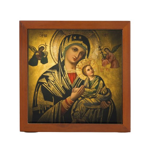 Our Lady of Perpetual Help  Desk Organizer