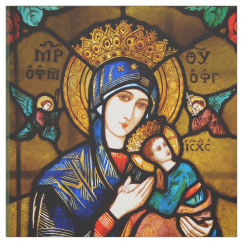 Our Lady Of Perpetual Help Fabric