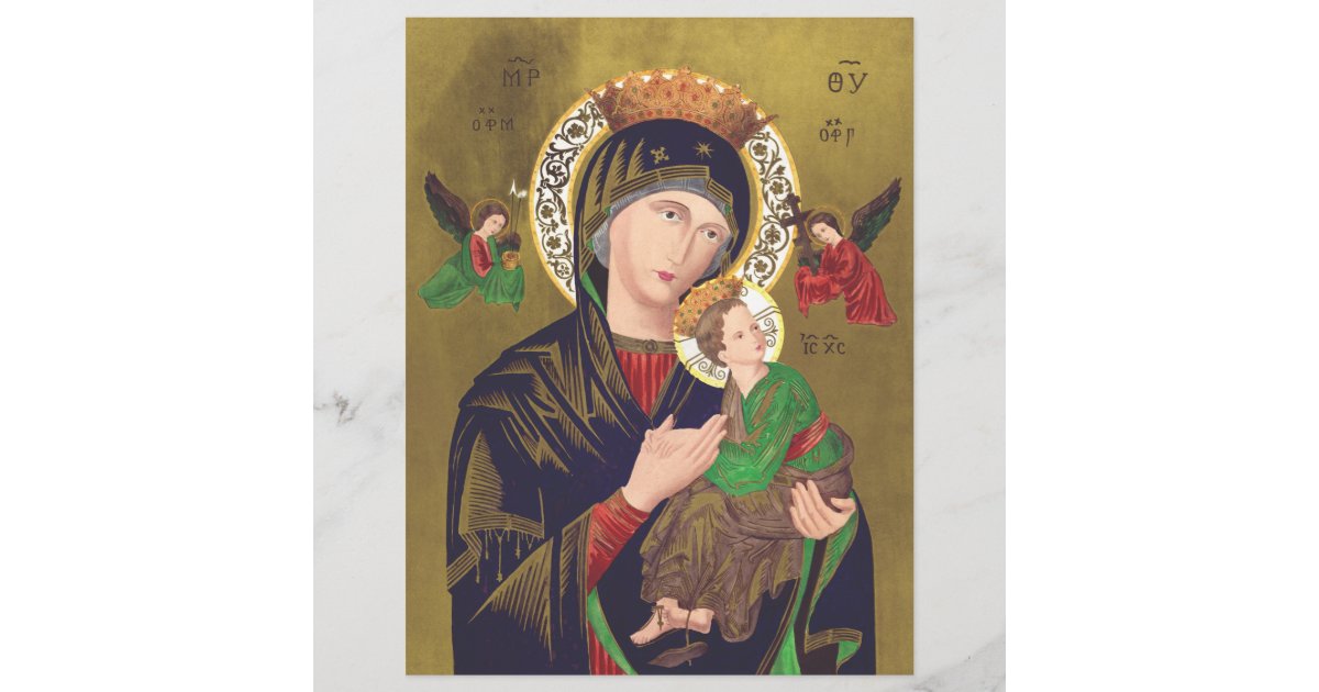 Our Lady of Perpetual Help Flyer | Zazzle