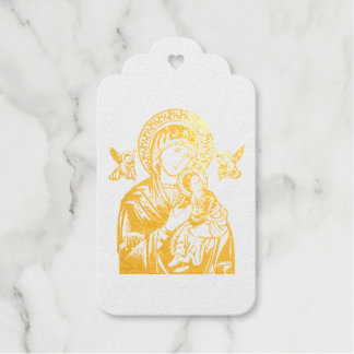 Our Lady of Perpetual Help  Foil Gift Tags