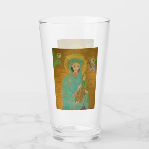 Our Lady of Perpetual Help Glass