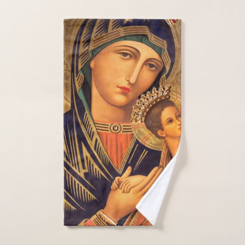 Our Lady Of Perpetual Help Hand Towel