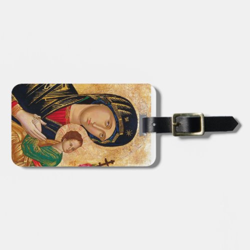 Our Lady of Perpetual Help Icon Luggage Tag