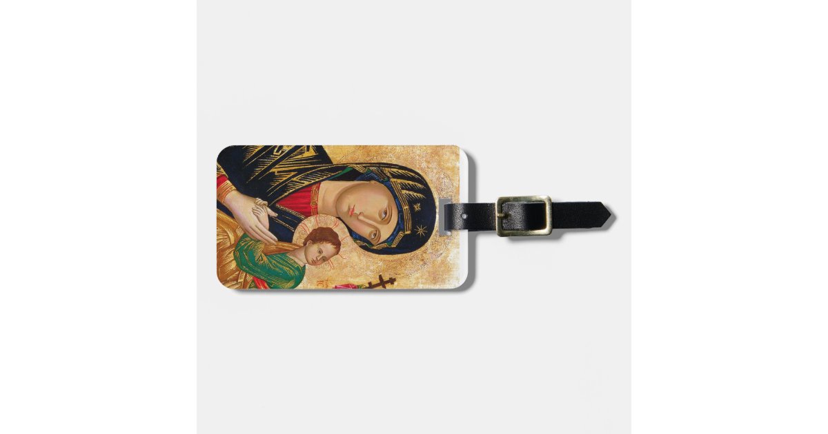 Our Lady of Perpetual Help Icon Luggage Tag | Zazzle