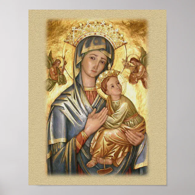 Our Lady of Perpetual Help Icon Poster | Zazzle