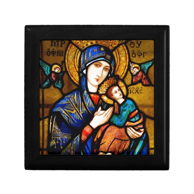 our lady of perpetual help jewelry box (Front)