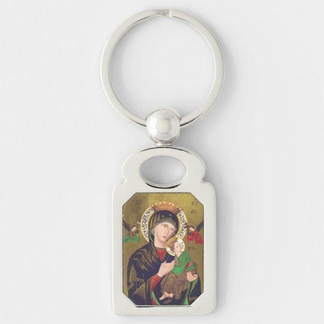 Our Lady of Perpetual Help Keychain (Front)