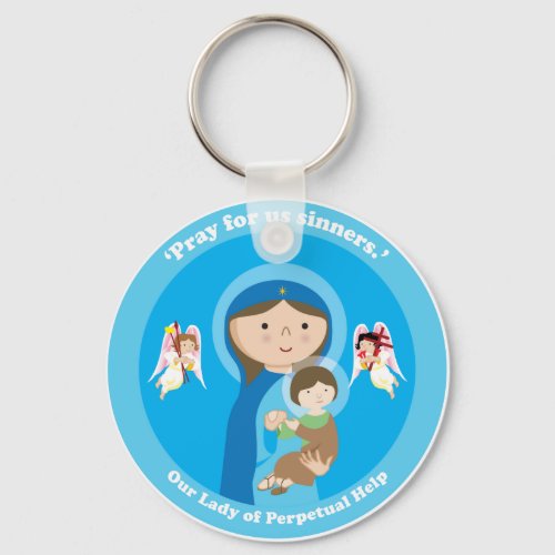 Our Lady of Perpetual Help Keychain