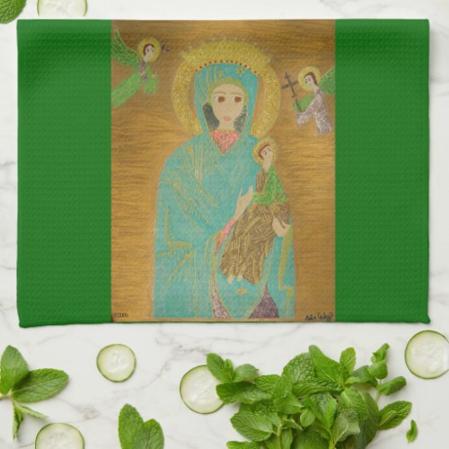 Our Lady of Perpetual Help Kitchen Towel