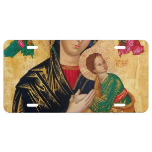 Our Lady of Perpetual Help License Plate
