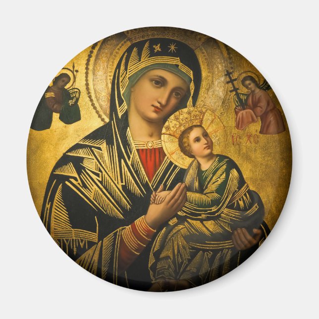 Our Lady of Perpetual Help Magnet (Front)