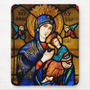 our lady of perpetual help mouse pad