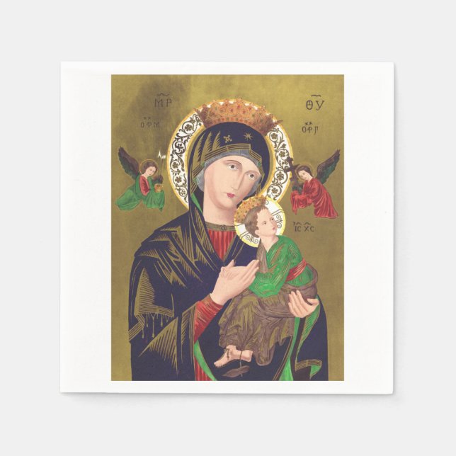Our Lady of Perpetual Help Napkins (Front)