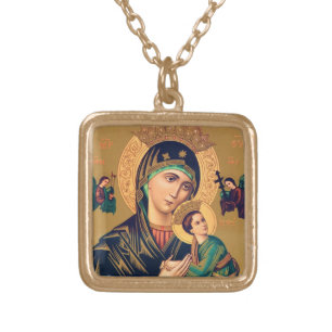 Our Lady of Perpetual Help Necklace