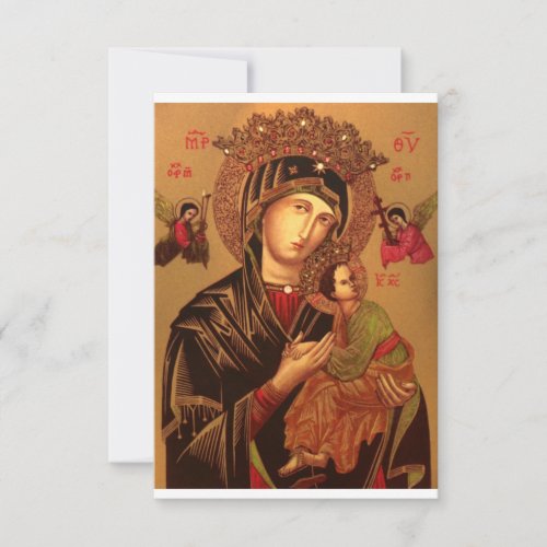 Our Lady Of Perpetual Help Original Version Save The Date