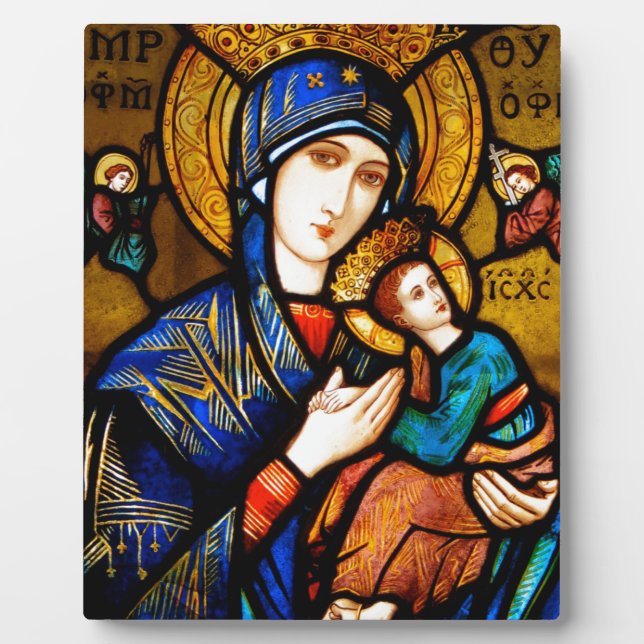 our lady of perpetual help plaque (Front)