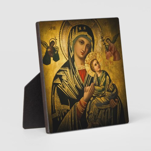 Our Lady of Perpetual Help Plaque