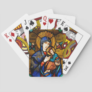 our lady of perpetual help poker cards