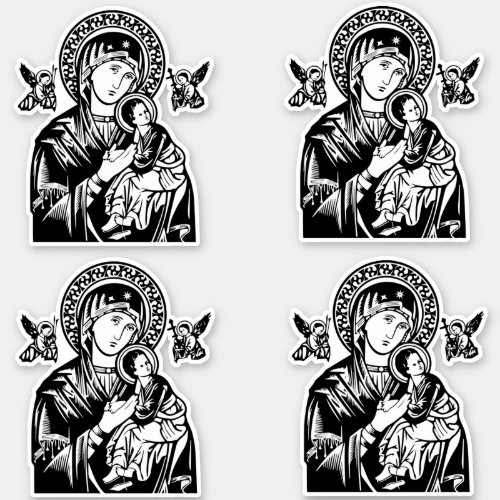 Our Lady of Perpetual Help set sticker