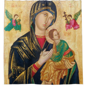Our Lady Of Perpetual Help Shower Curtain