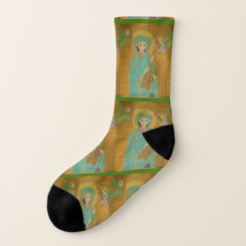 Our Lady of Perpetual Help Socks