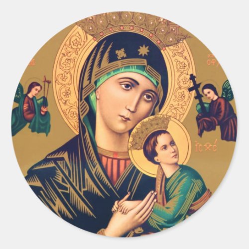 Our Lady of Perpetual Help Stickers